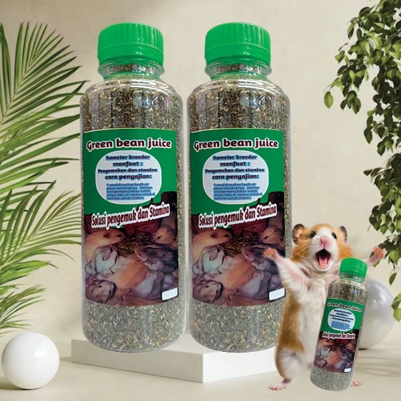 GREEN BEAN - Makanan Hamster Penggemuk Hamster Makanan Bayi Hamster Ternak Hamster Full Sari Kacang 