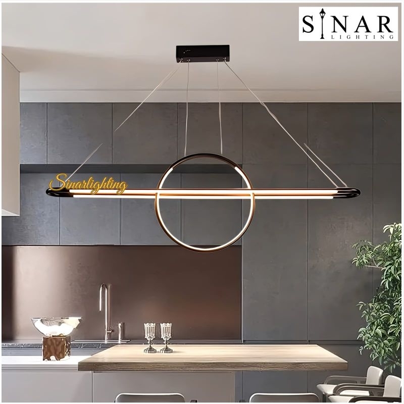 Lampu gantung minimalis LED panjang 120 cm I261