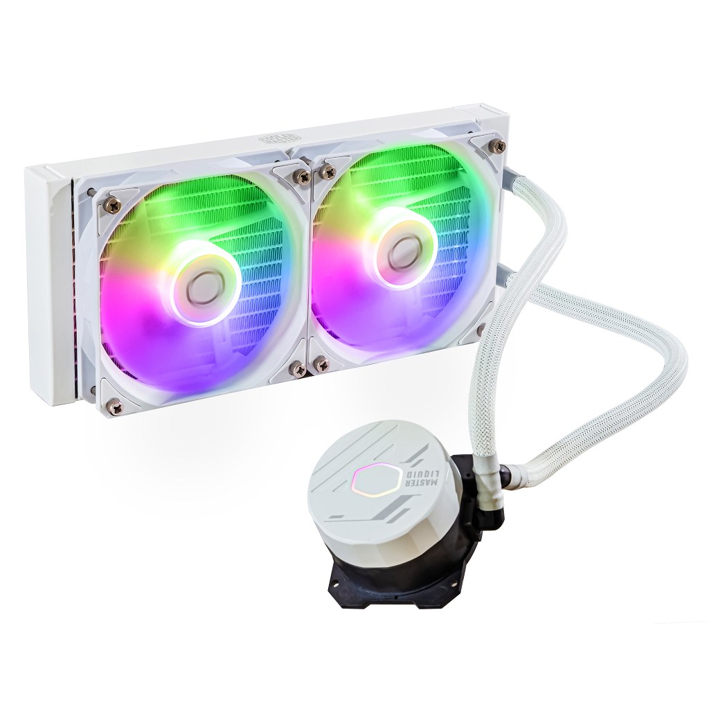CPU Cooler Master MasterLiquid 240L Core White ARGB CPU Liquid Cooler