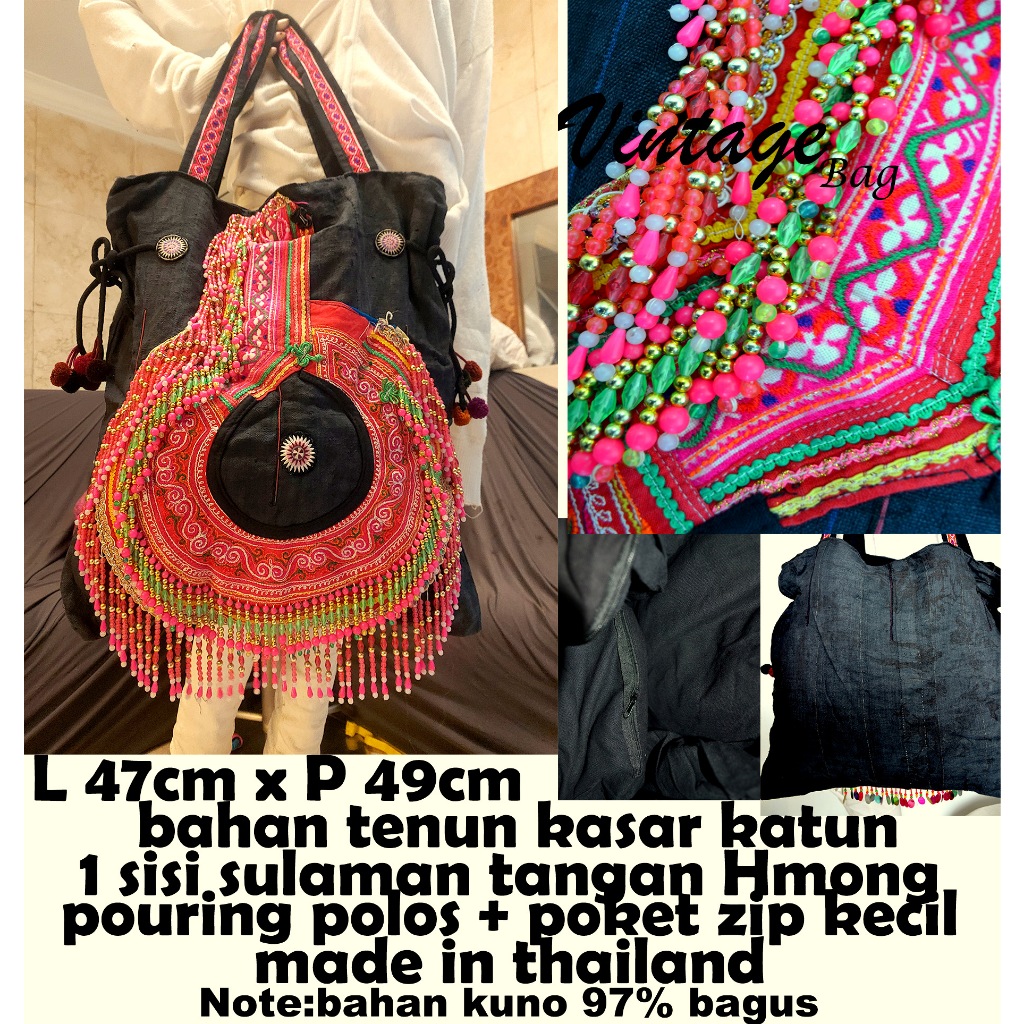 tas vintage/tas boho/tas vintage hmong/tas vintage thailand