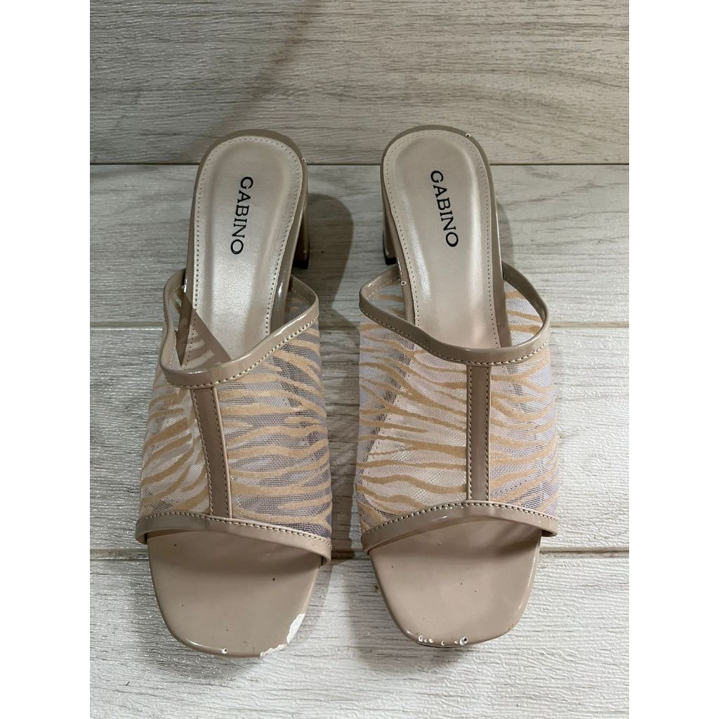 Gabino Sandal Wanita Wedges Pesta Ukuran 39 Tinggi Hells 6 cm