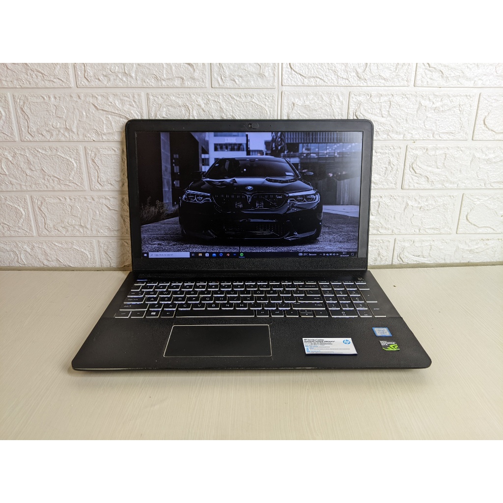 HP Pavilion Power 15 Core i7 7700HQ Nvidia GTX 1050 RAM 16GB SSD 512GB Laptop Gaming Second Dual VGA