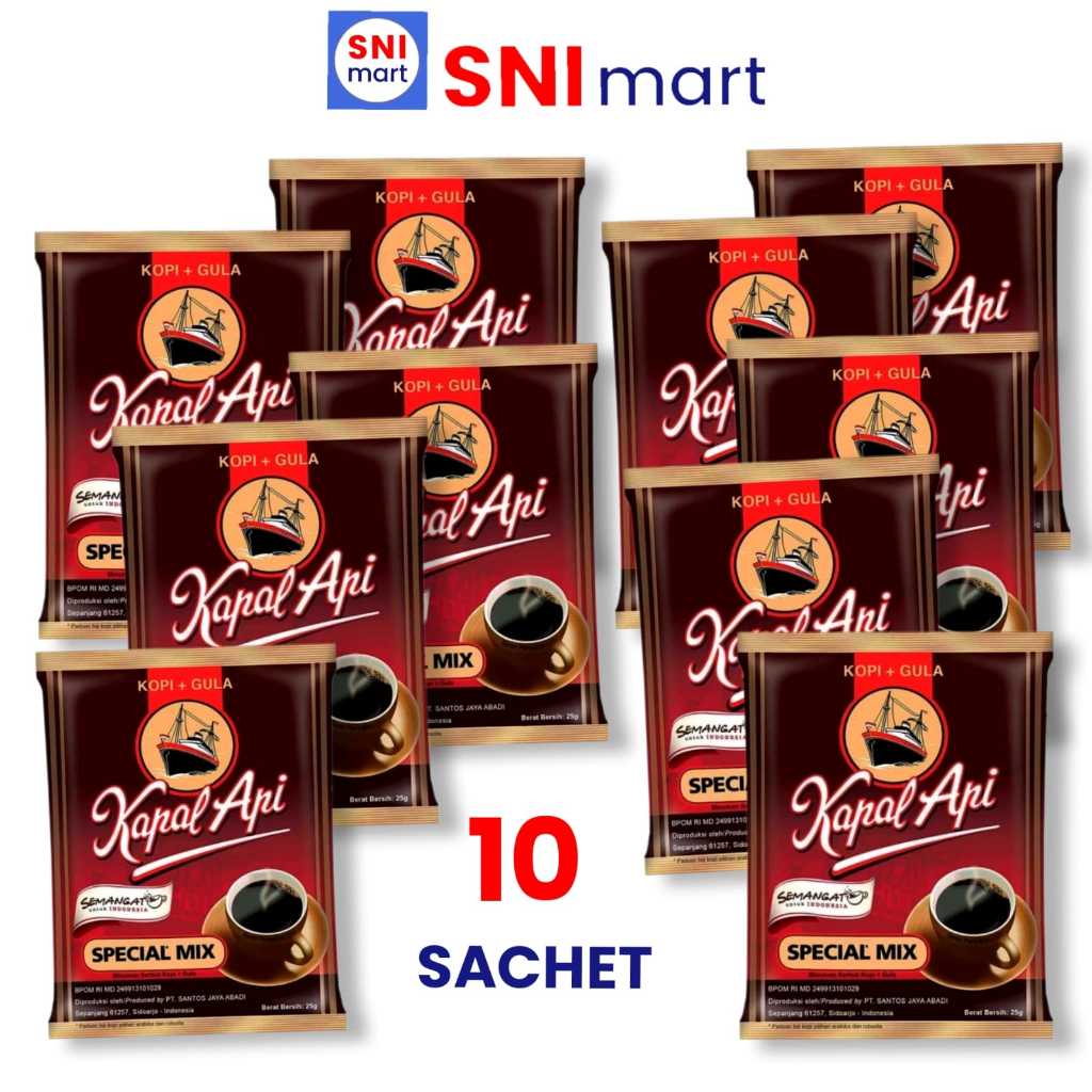 

Kopi KAPAL API Special Mix 25 gr 1 renceng (10 sachet)