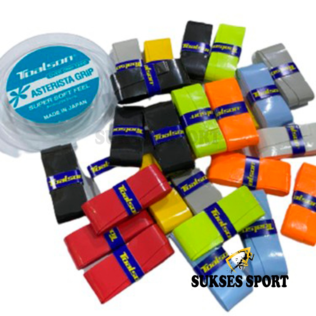 GRIP pegangan raket TOALSON karet tipis