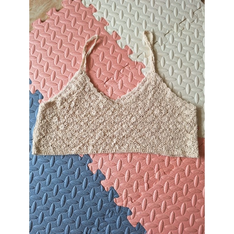 outer rajut korea crop top tanktop