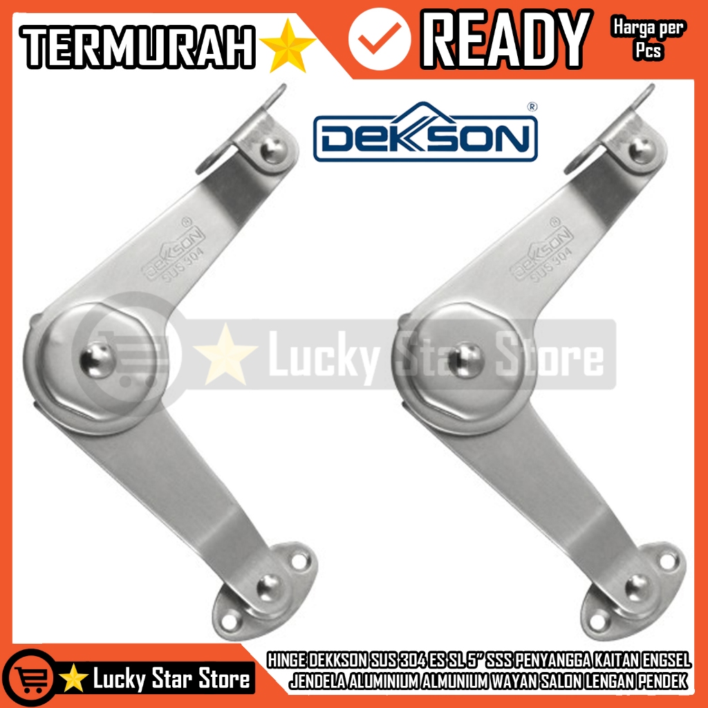 HINGE DEKKSON SUS 304 ES SL 5” SSS PENYANGGA KAITAN ENGSEL JENDELA ALUMINIUM ALMUNIUM WAYAN SALON LE
