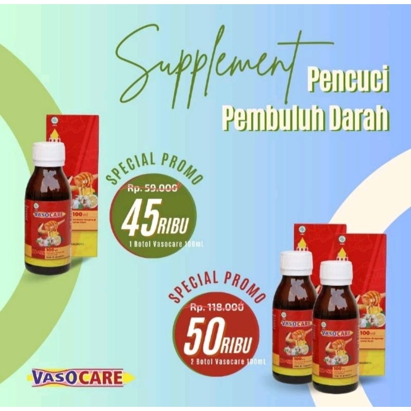 

Obat Kolesterol Vasocare Bersihkan Sumbatan Lemak Darah, Cegah Jantung Stoke