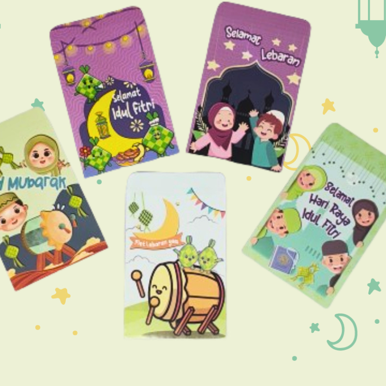 

(1Pak isi 10Pcs) Amplop Idul Fitri ANAK uk M sedang, Angpao Lebaran Idul Fitri uk M, Angpao lebaran motif, GROSIR READY STOK
