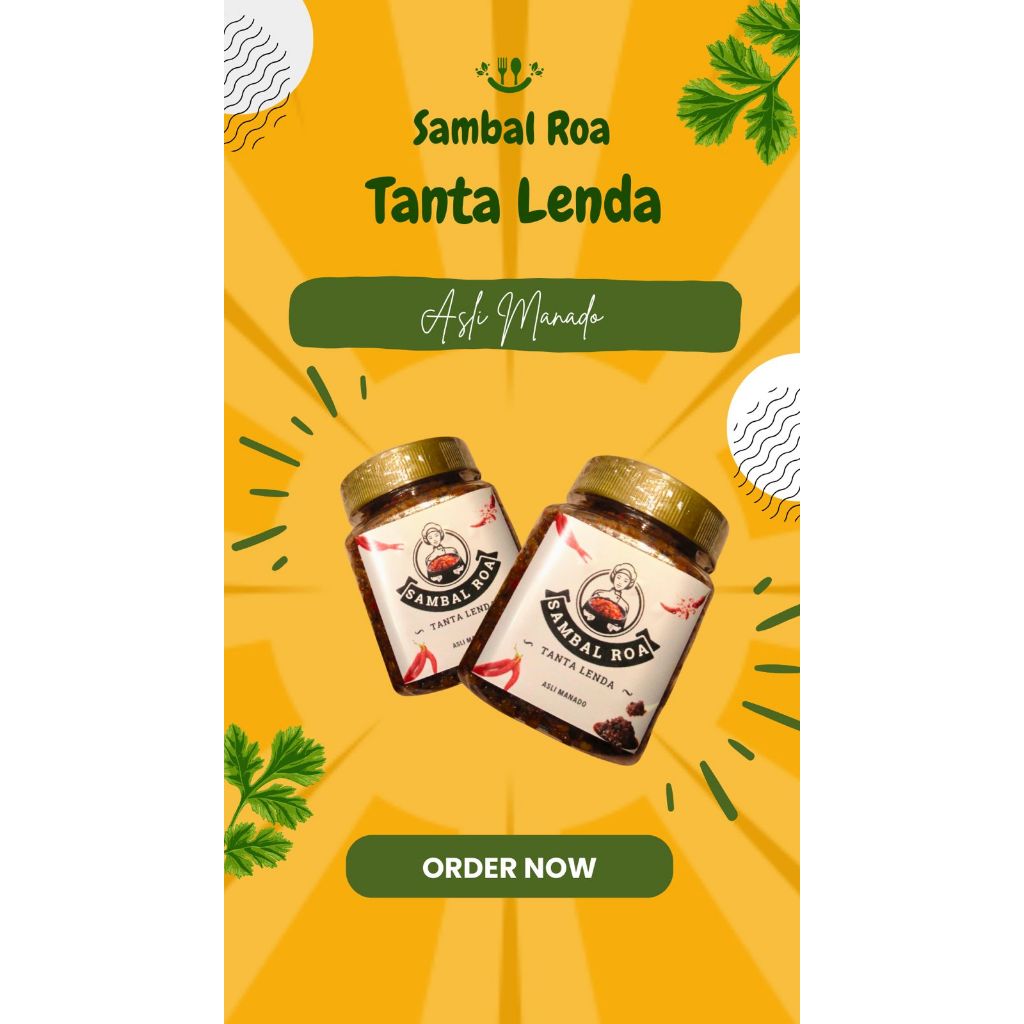 

Sambal Roa Tanta Lenda Asli Manado 180 gr