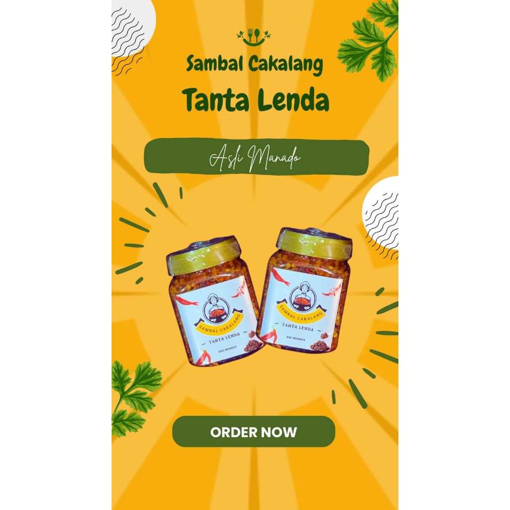 

Sambal Cakalang Tanta Lenda Asli Manado 180 gr