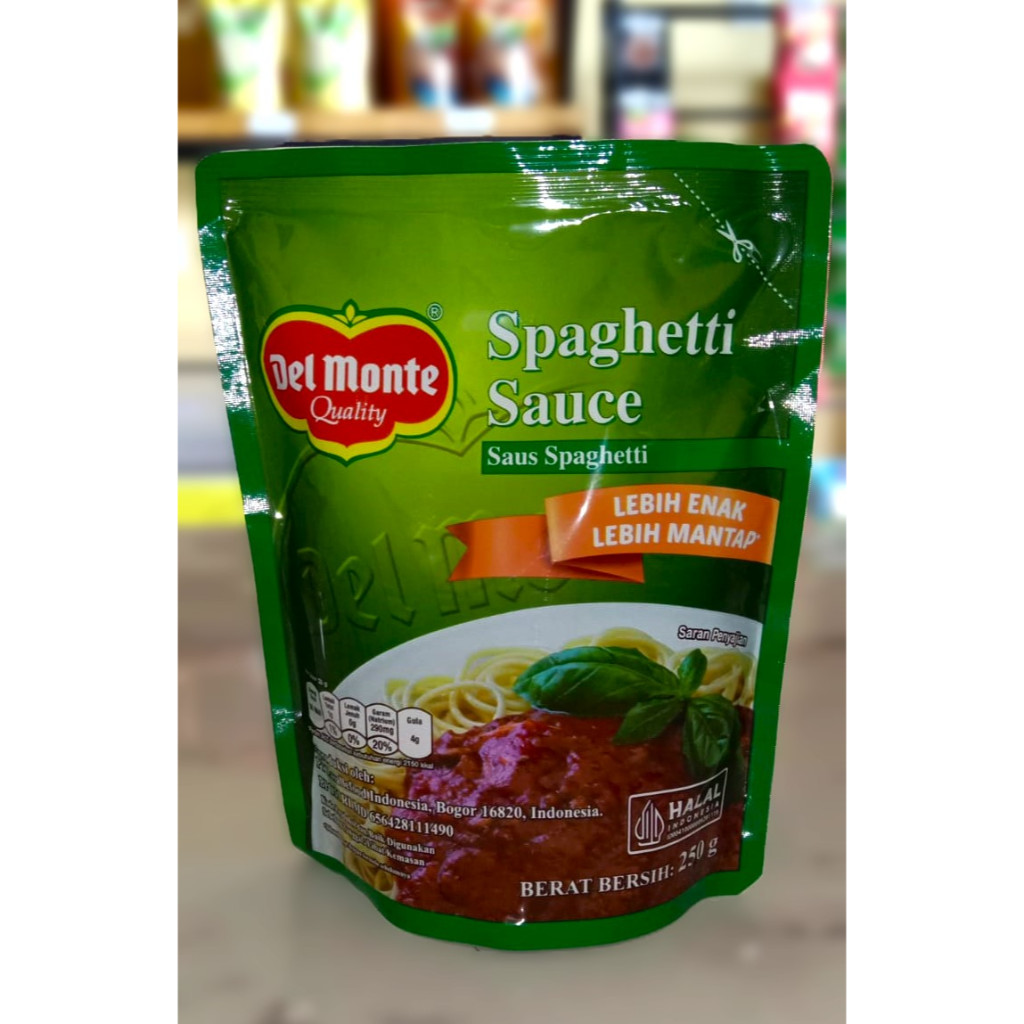 

Del Monte Spaghetti Sauce 250 Gr