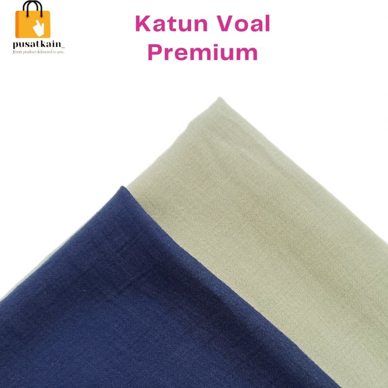 Katun Voal/ Voal Premium /Bahan Hijab/ Kain Hijab/ Kain Furing/ Furing katun