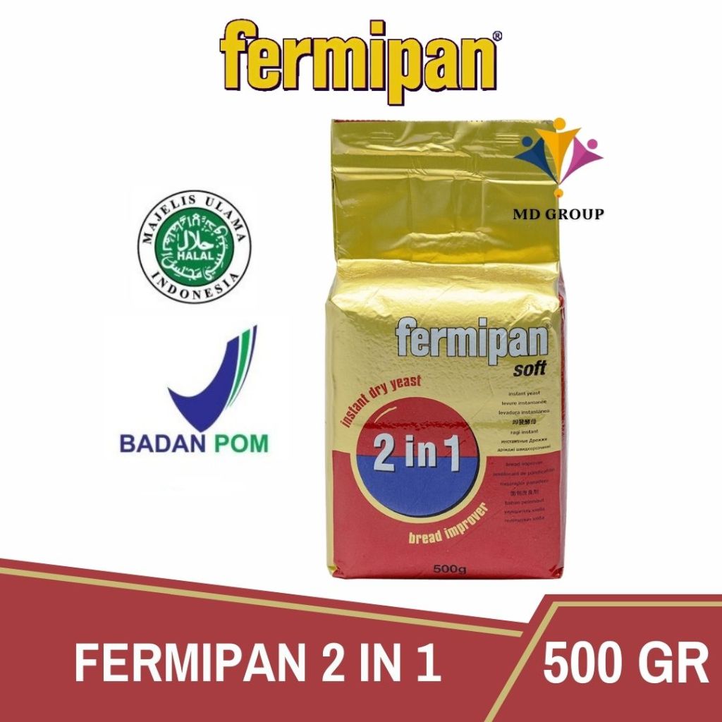 

FERMIPAN SOFT 2 IN 1 RAGI INSTANT DRY YEAST + BREAD IMPROVER 500 GR