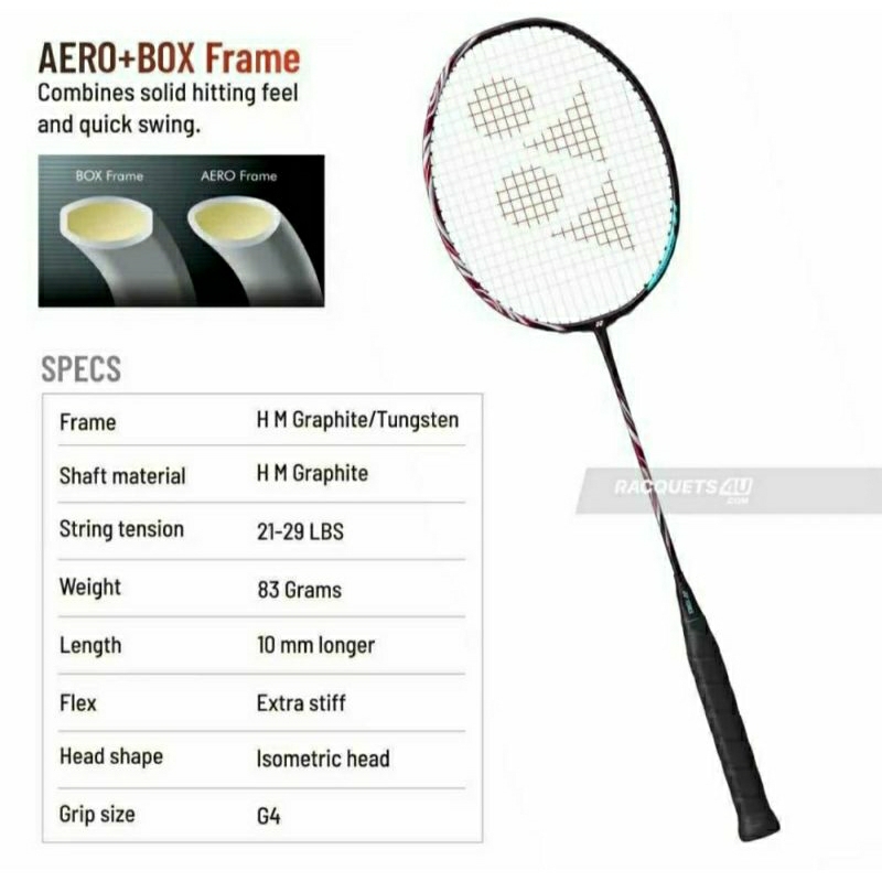 Raket seken/bekas/second mulus
Yonex Astrox 100ZZ 

Kurenai 4UG5

SP code