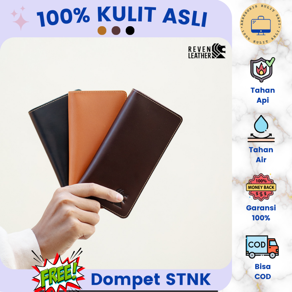 Dompet Panjang Pria Original Kulit Asli Men Wallet Genuine Leather Eksklusif Branded Berkualitas Imp