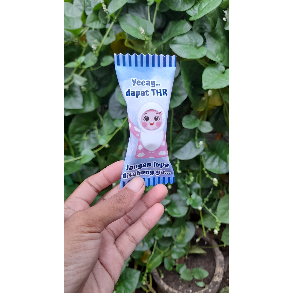 

Amplop angpao lebaran model permen / snack viral