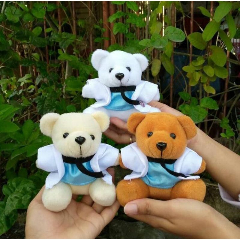 Boneka Profesi Dokter 12cm | Bouquet Bear