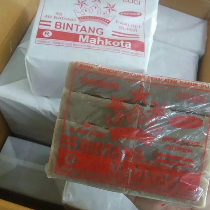 XG34448 1 pack isi 8 pcs sabun premium sabun bintang mahkota sabun coklat sabun viral sabun noda sab