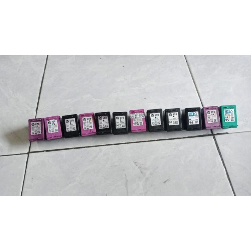 cartridge HP barang refilan kosongan tipe 680,682,802,803,678