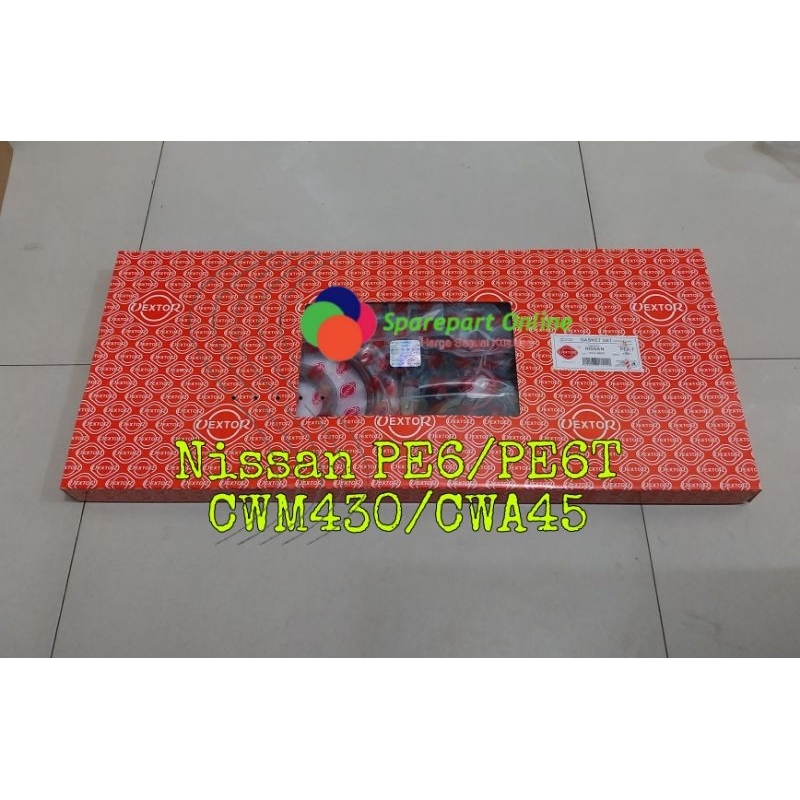 Paking packing set gasket oh kit nissan pe6 pe6t cwm430 cwm432 cwa45