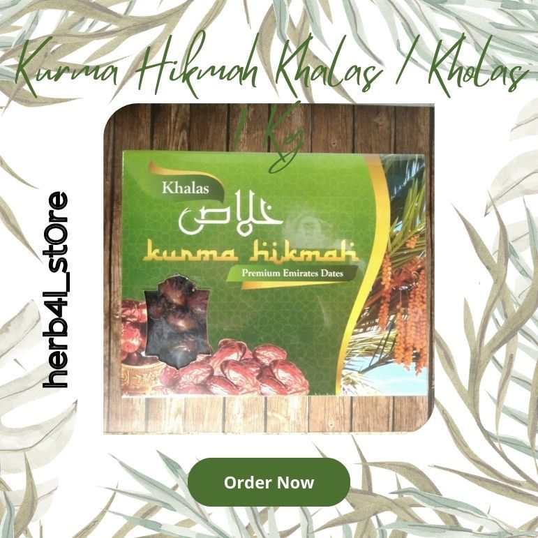 

Kurma Hikmah Khalas / Kholas 1 Kg Untuk Bulan Ramadhan Buka Puasa Bersama Herb4l_St0re Termurah