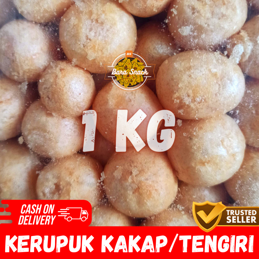 

[ 1KG ] Kerupuk Kakap Ikan Tengiri Bulat / Amplang Tengiri / Camilan Snack Kiloan Murah -B