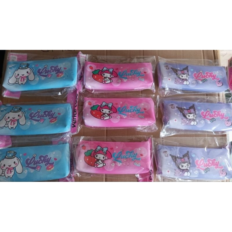

Tempat Pensil Kain Harga Grosir Motif Kuromi Cinamoroll Mix