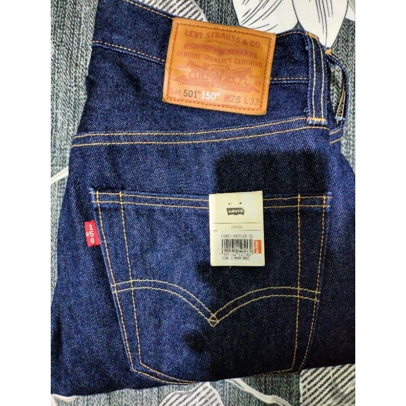 Levis 501 selvedge spesial anniversary