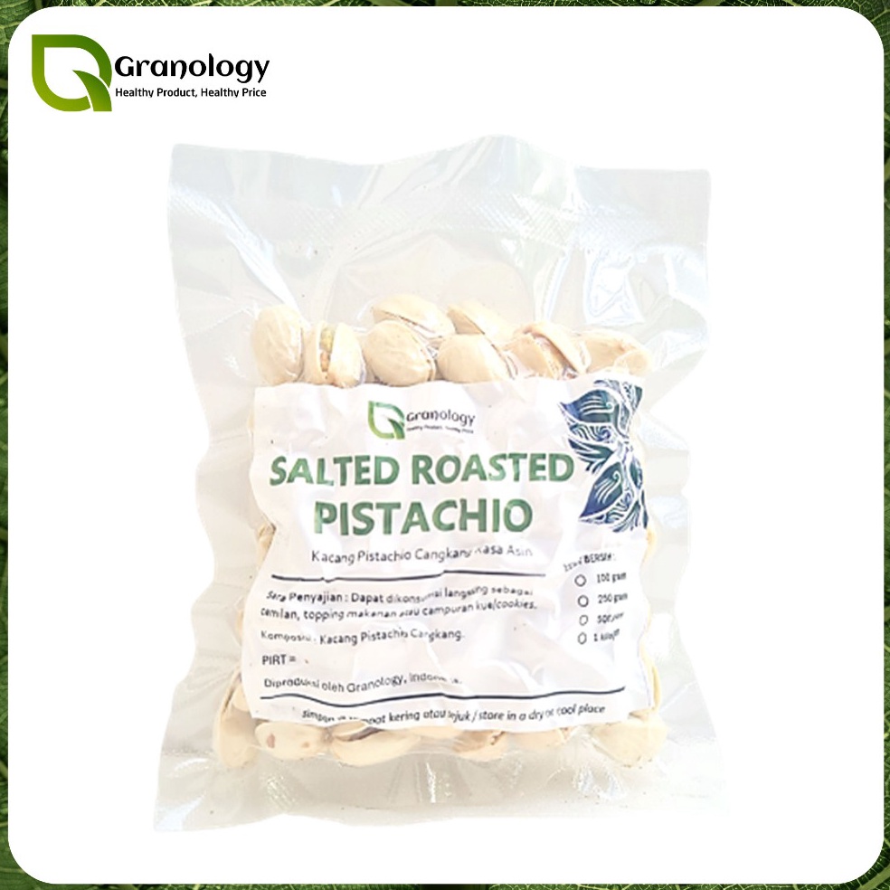 

COD TERMURAH Roasted Pistachio in Shell Kacang Pistachio Oven Dalam Cangkang 1 gram by Granology