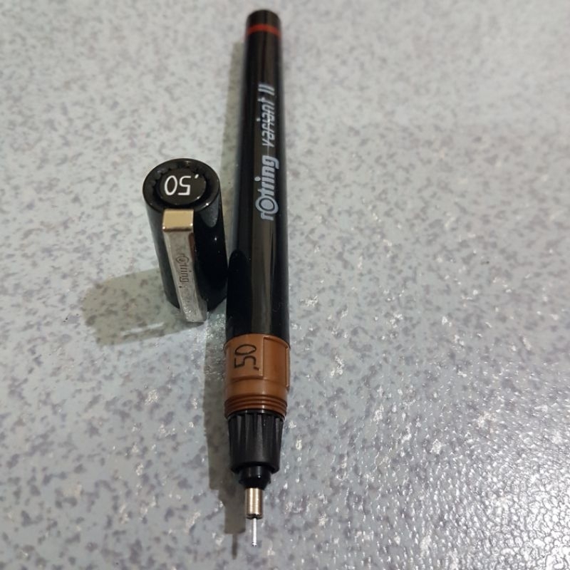 

Rotring Isograph 0.50 rapido jerman pulpen gambar pulpen teknik item #2