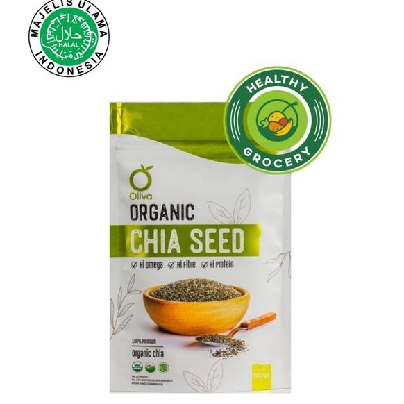 

HEMAT PROMO Oliva Organic Chia Seed 1gr chiaseed organik