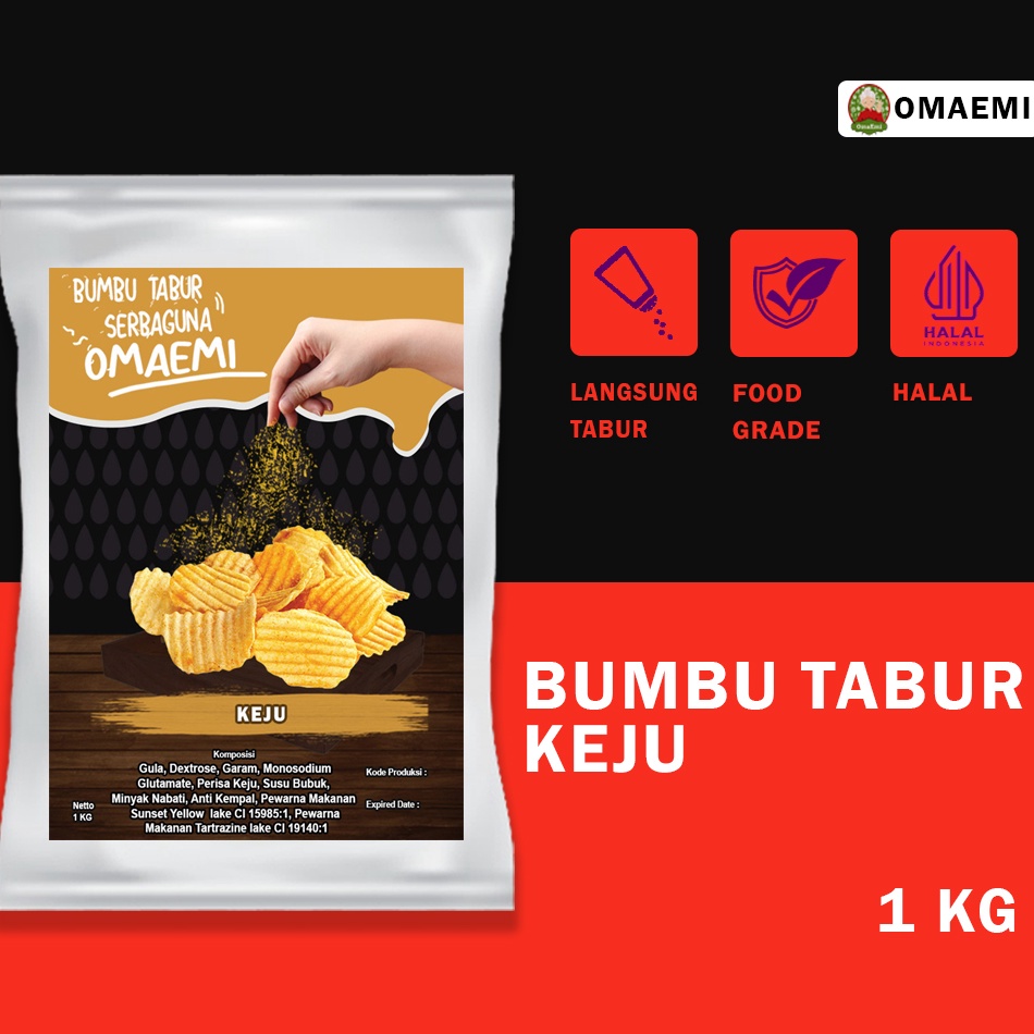 

READY STOK BUMBU TABUR KEJU KEMASAN 1 KG