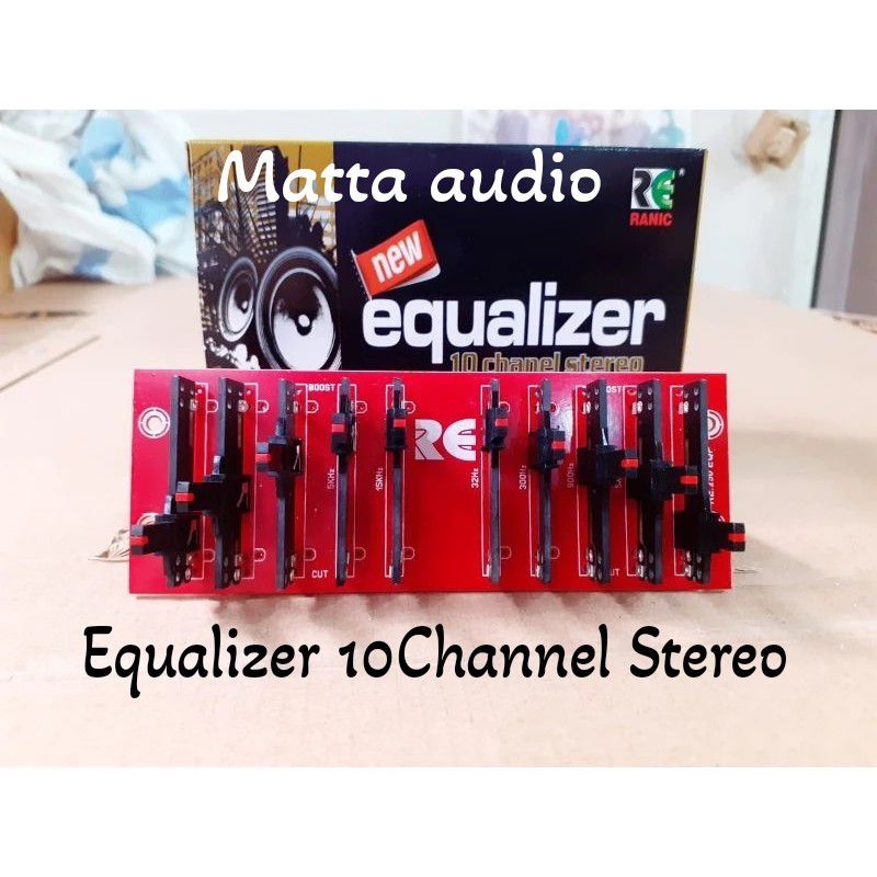 Kit Equalizer 10Channel Stereo 4xTl084