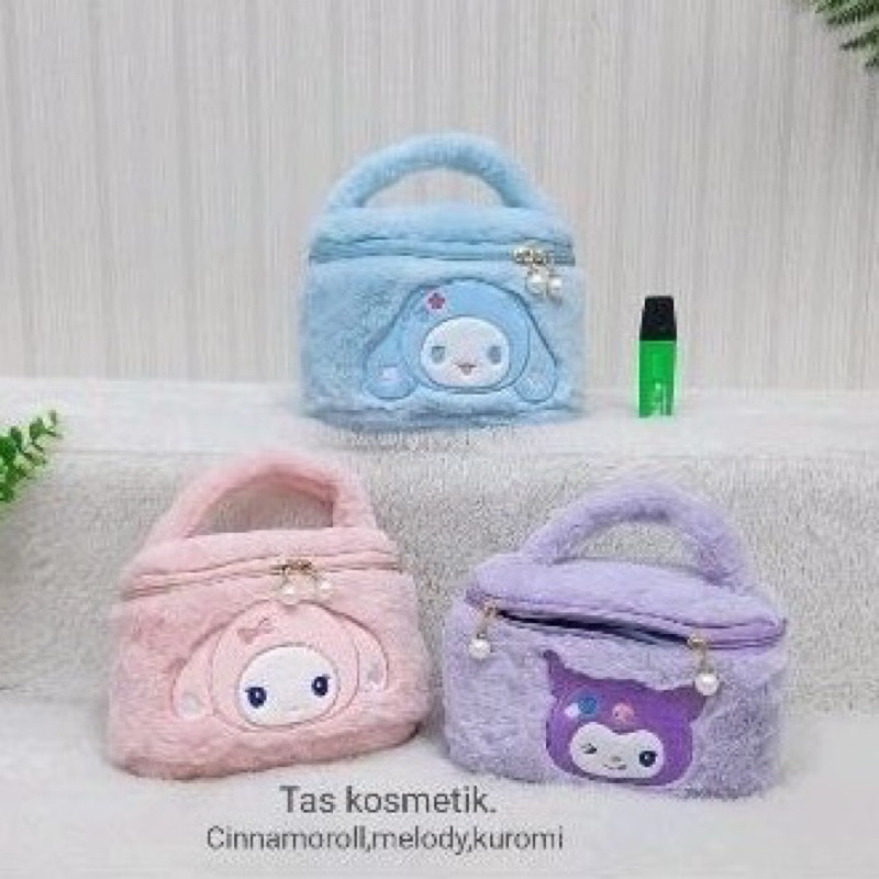 

[COD] Tas Bulu Kosmetik Sanrio