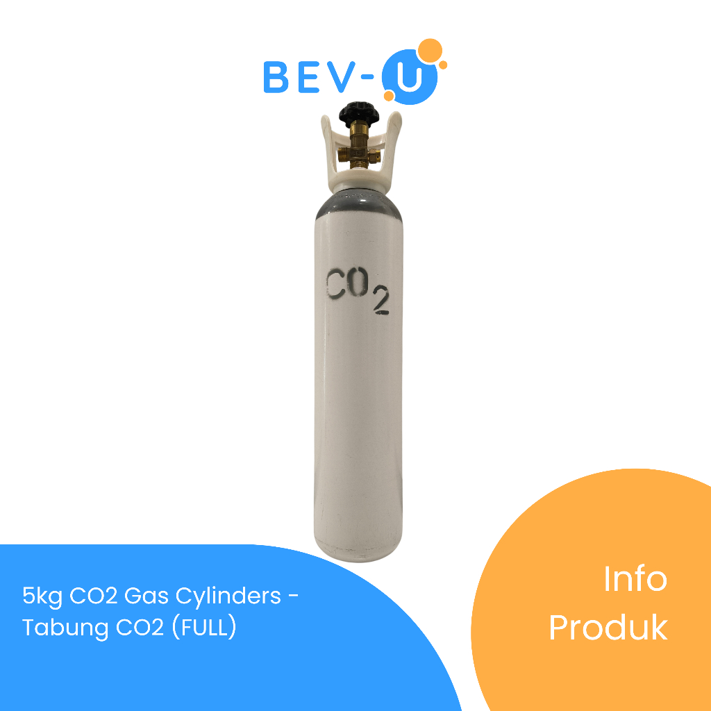 Tabung Karbondioksida 5kg CO2 Gas Cylinders - Tabung CO2 isi Full