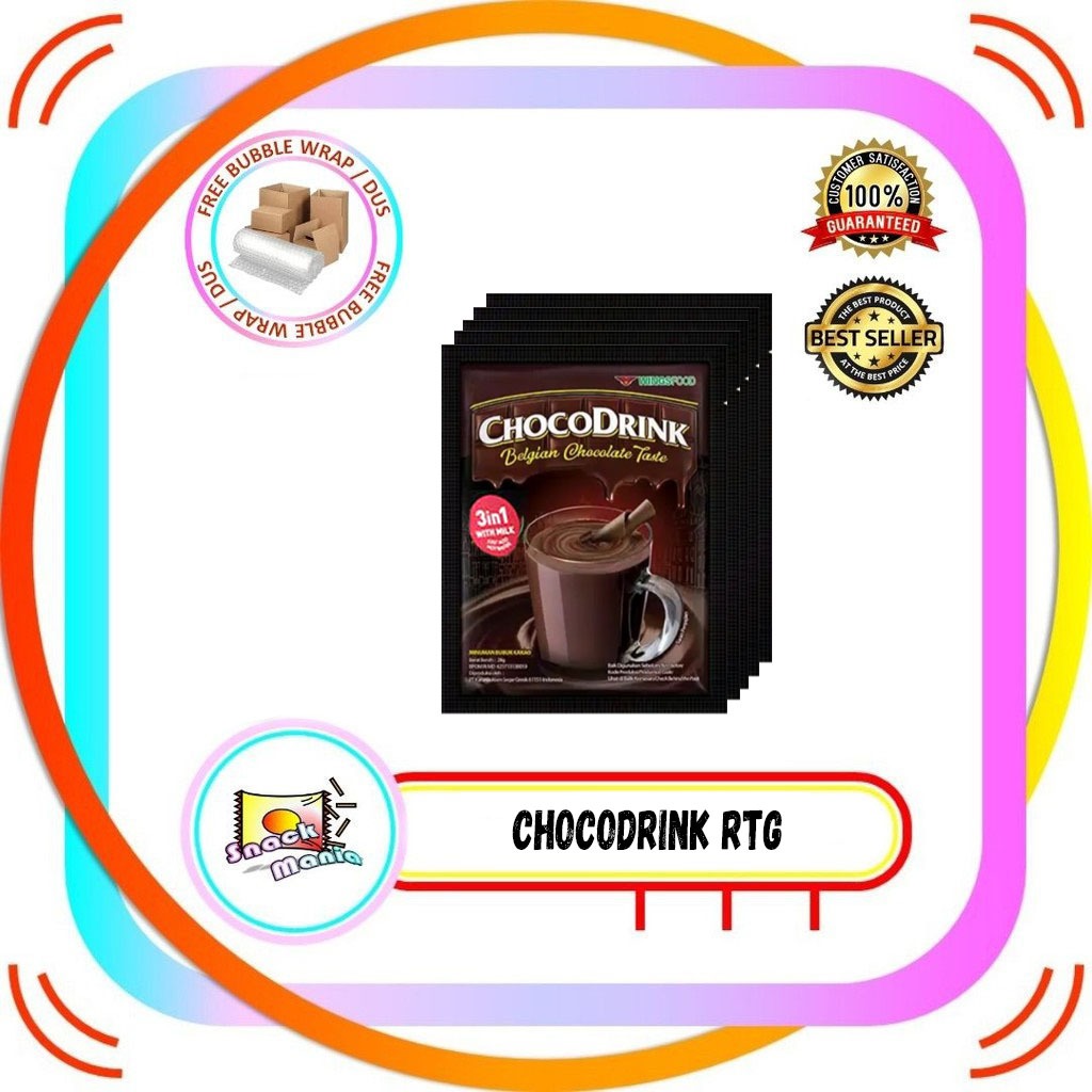 

Chocodrink Belgian Chocolate ~ 28 gr x 10 Sachet Coklat RENTENG