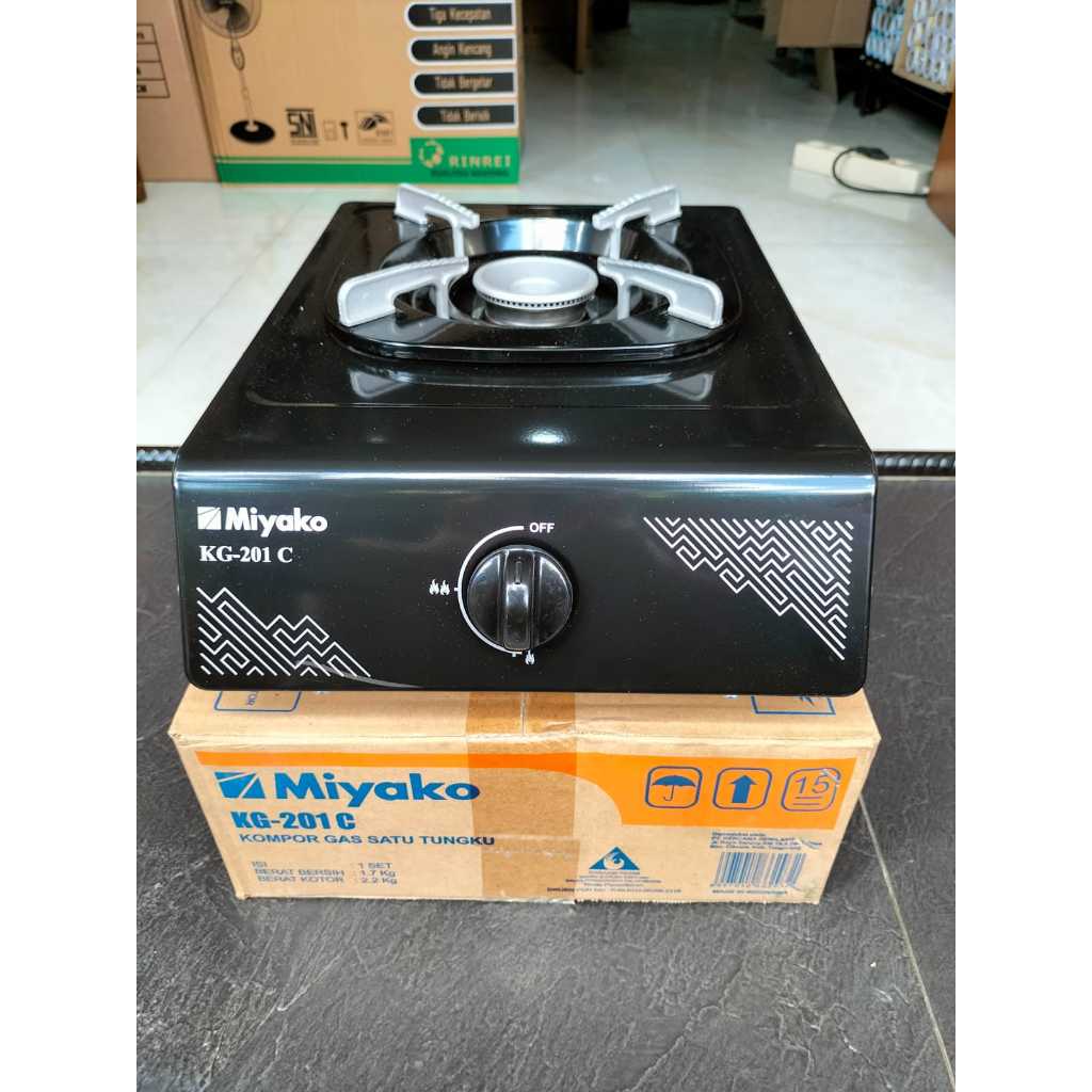Kompor Gas Miyako 1 Tungku KG-201C 201 C KG201C BATAM