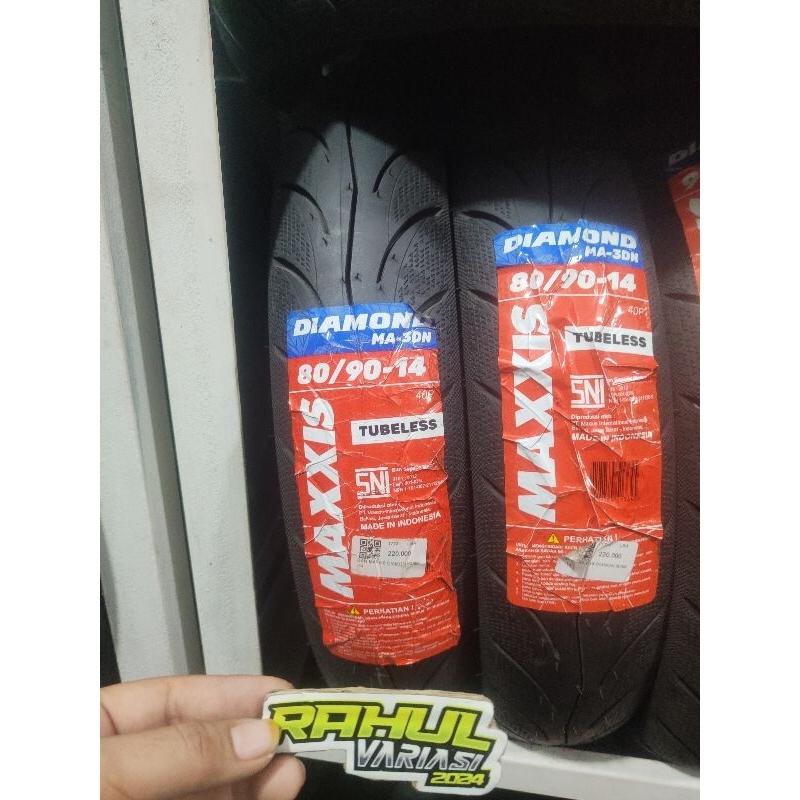 BAN MAXXIS 80/90 RING 14 BAN DEPAN BEAT BAN MAXXIS DIAMOND 80/90 RING 14 BAN MIO BAN BEAT
