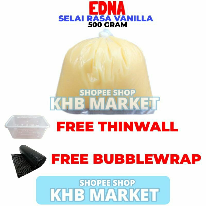 

Selai Vanilla 500 Gram Premium Edna
