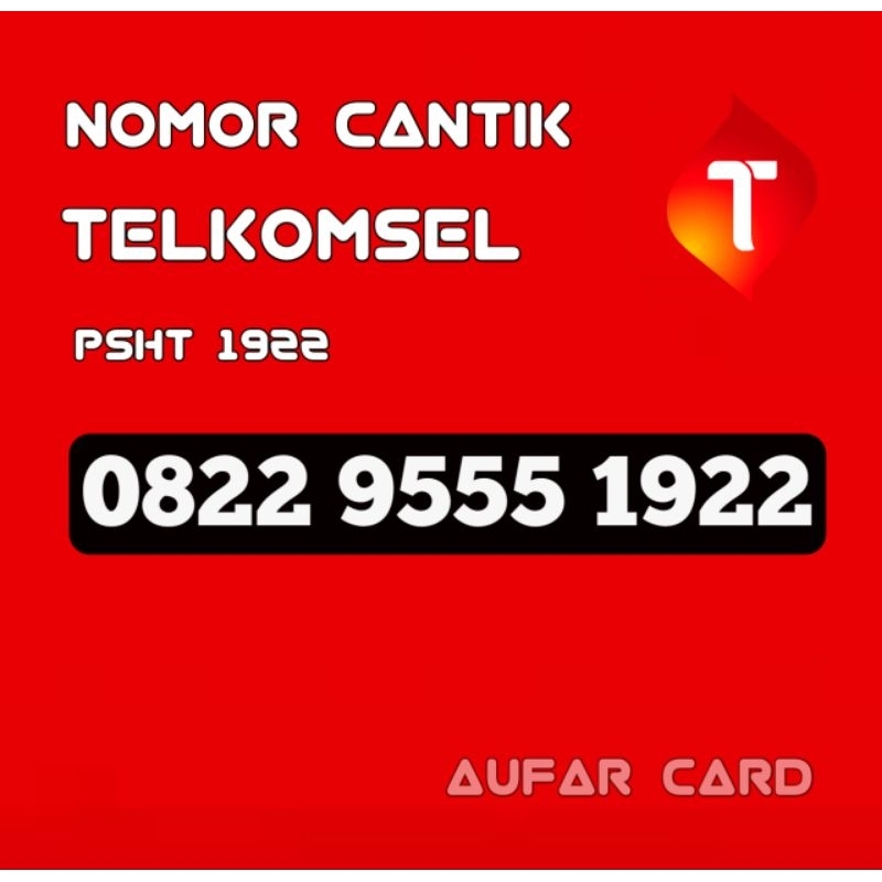 Kartu Perdana Nomor Cantik Telkomsel Simpati PSHT 1922