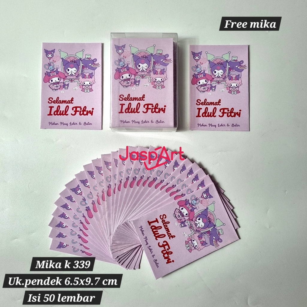 

AMPLOP LEBARAN HARI RAYA IDUL FITRI MURAH MERIAH READY STOCK KOTAK MIKA ISI 50 LEMBAR KARTUN LUCU