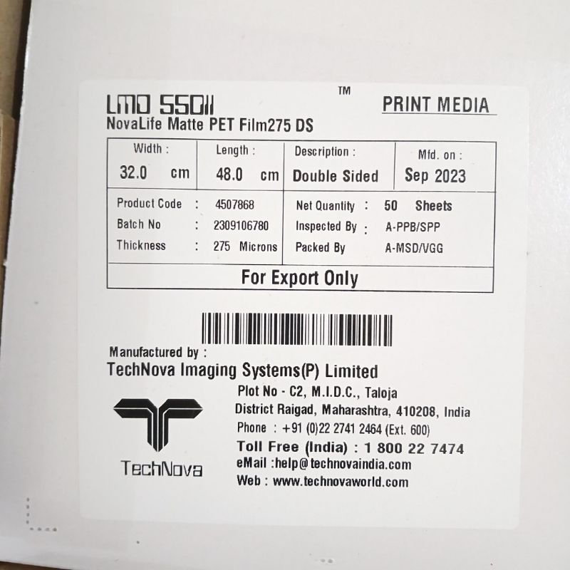

Technova LMO 275 Laser Matte