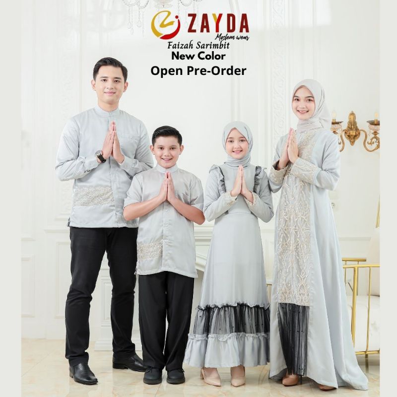 Sarimbit Faizah Silver by Zayda Anak