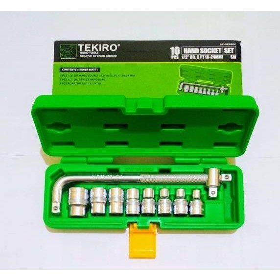 Tekiro Kunci Shock SET 10 Pcs 6PT &12 PT