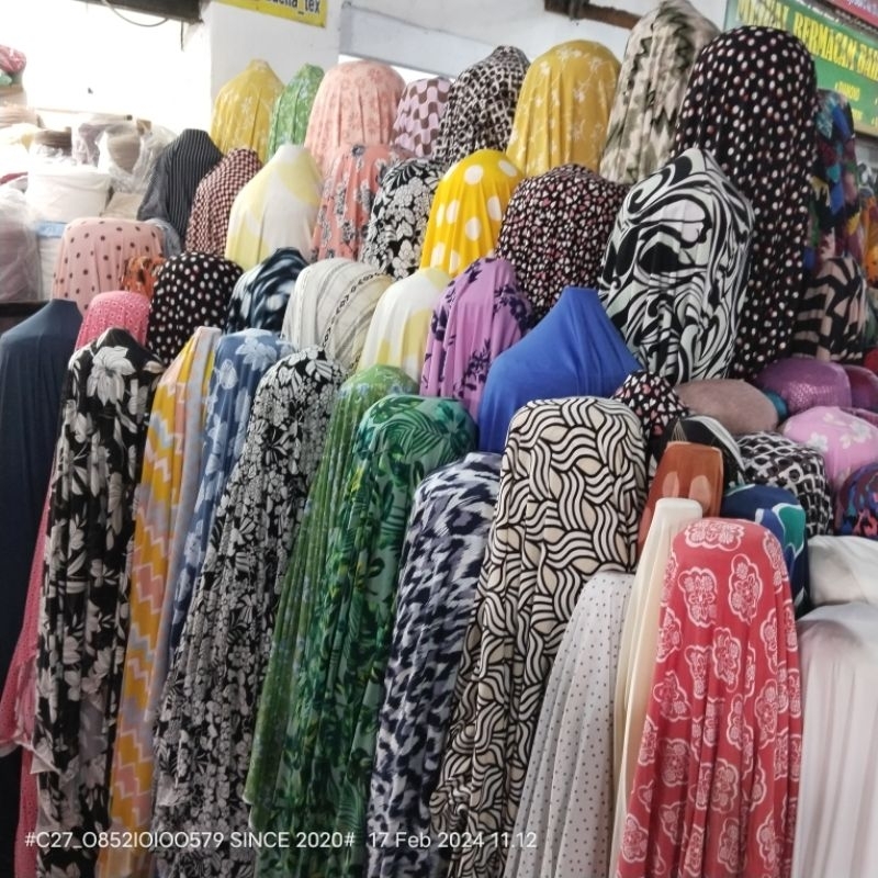 HARGA/0,5 M | KAIN JERSEY MOTIF / KAIN JERSEY PREMIUM / BAHAN SPANDEK JERSEY / BAHAN SPANDEK PREMIUM