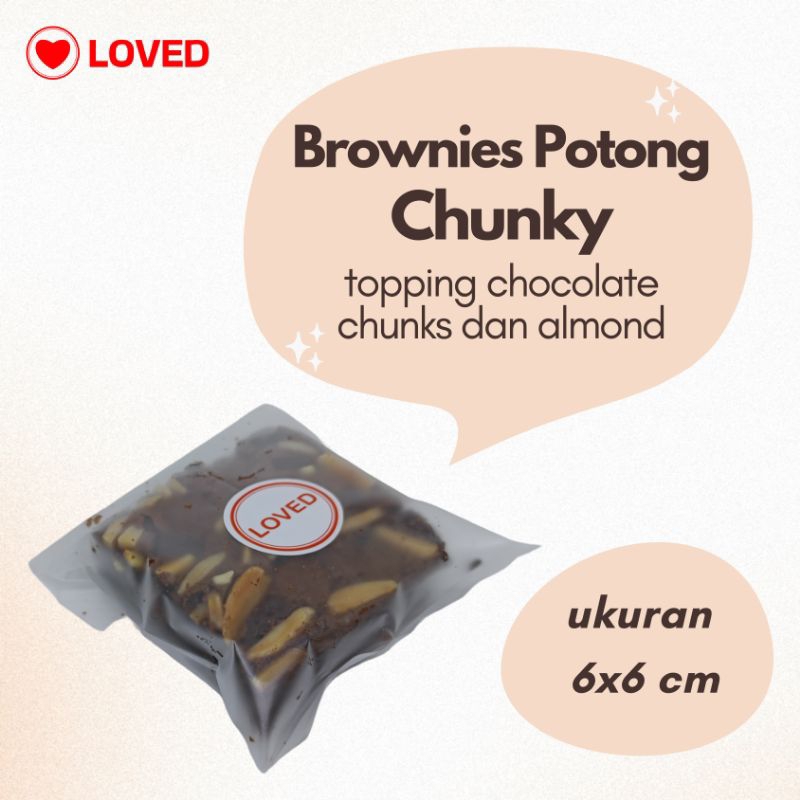 

Slice Brownies: Chunky, Brownies Potong