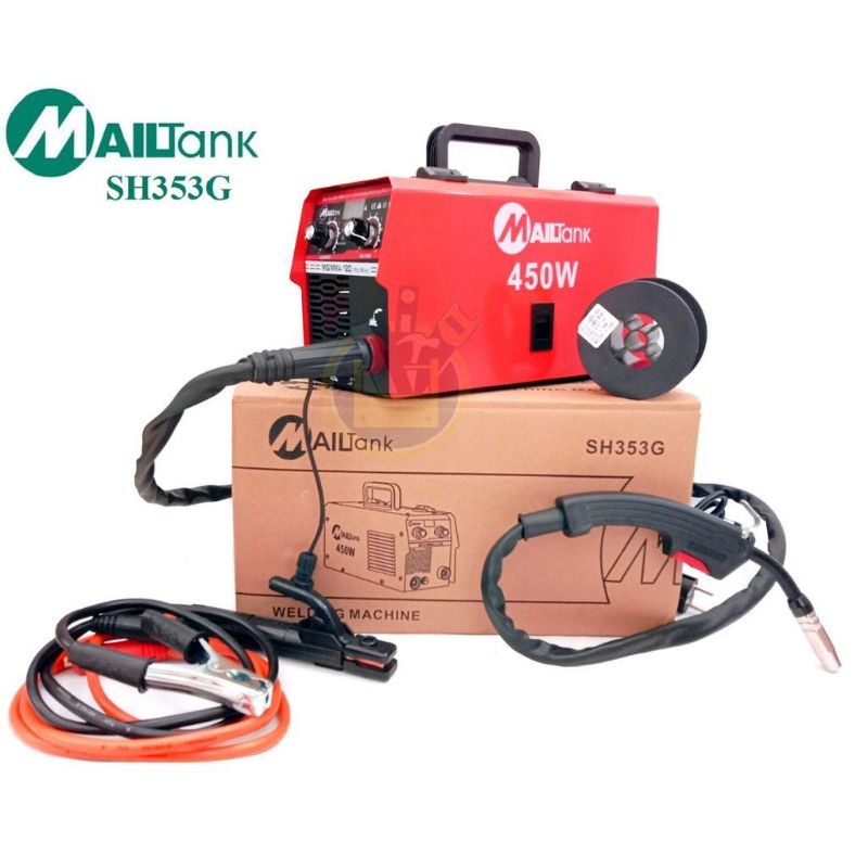 Mailtank SH-353GMesin las mig 450 watt 120A MAILTANK SH353G Mesin Las Mig 120 Gas CO2 FluxCore Gasle