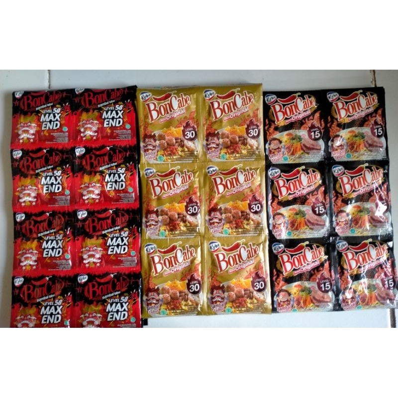 

KOBE BONCABE LEVEL 15/30/50 CABE BUBUK ( 12 SACHET )