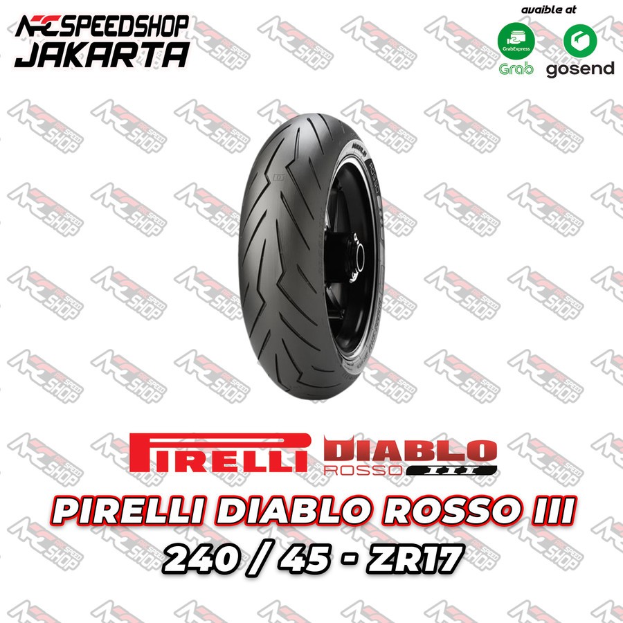 BAN PIRELLI DIABLO ROSSO 3 240 45 17 Ring 17 R17 DIABLO ROSSO III