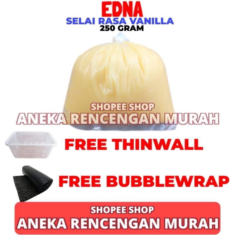 

Selai Vanilla Edna 250 Gram Repack Kualitas Premium